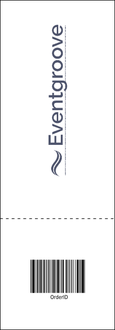 Year Parchment Paper Event Ticket Product Back