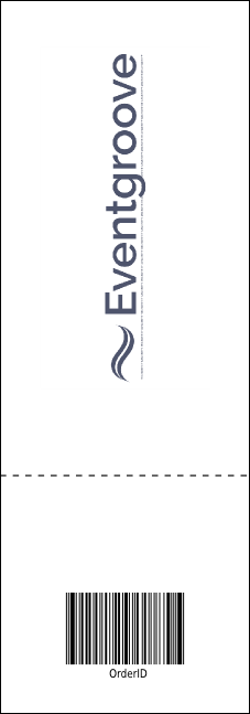 Champagne Lights Event Ticket Product Back