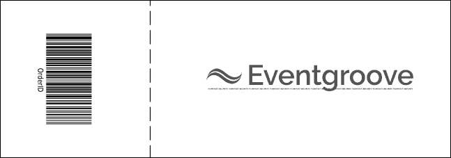 Graduation General Admission Ticket Black Product Back