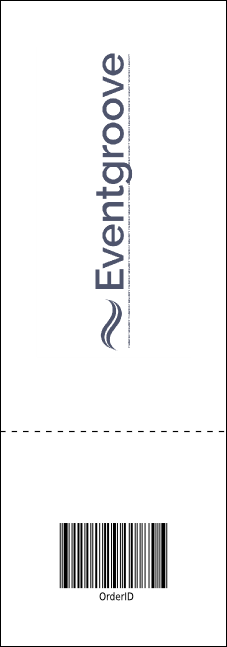 Soccer Field Event Ticket Product Back