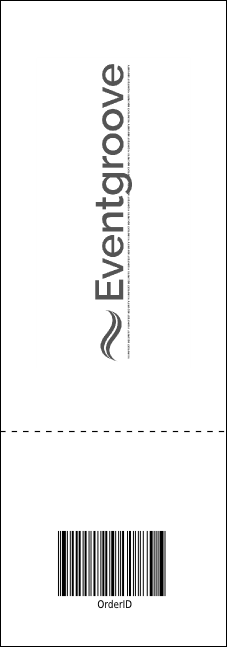 Austin Music Event Ticket Product Back