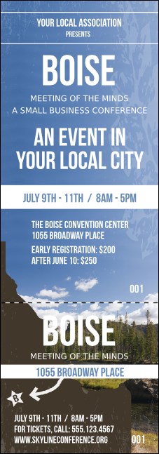 Boise 2 Event Ticket