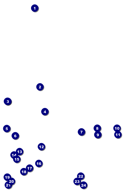 Sneaker Ball  Postcard Front Field Markers