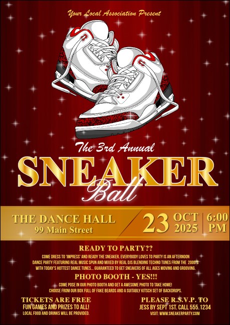 Sneaker Ball  Postcard
