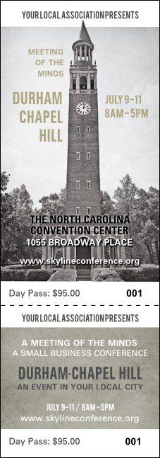 Chapel Hill Event Ticket