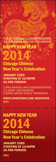 Chinese New Year Event Ticket