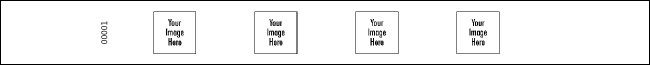 4 Logos - No Text Premium Synthetic Wristband Product Front