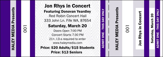 Purple Landscape General Admission Ticket