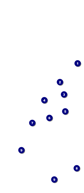Valentines Day Lovehearts Hang Tag Front Field Markers