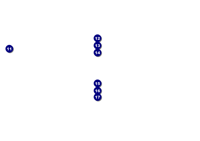 Valentines Day Lovehearts Postcard Mailer Back Field Markers