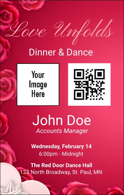 Love Unfolds VIP Event Badge Medium
