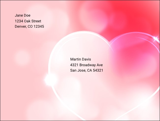 Valentines Day Date A2 Envelope