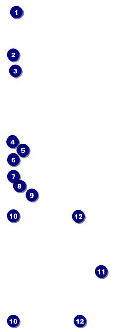 Valentines Day Date Event Ticket Front Field Markers