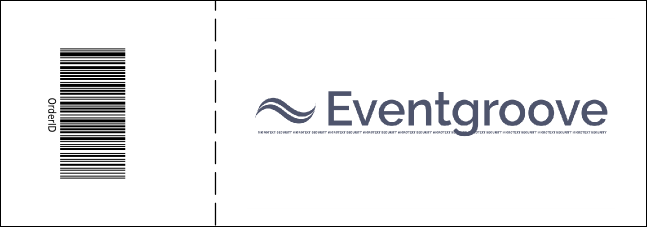 Hip Hop Red Event Ticket Product Back