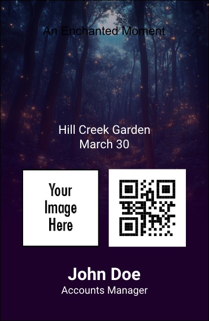 Enchanted Forest VIP Event Badge Small