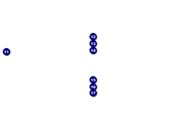 Enchanted Forest Postcard Mailer Back Field Markers