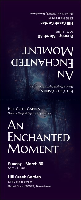 Enchanted Forest Table Tent