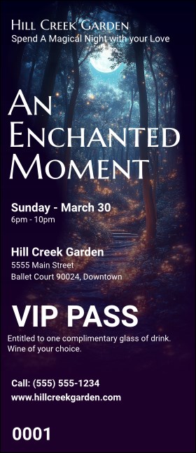 Enchanted Forest VIP Pass Product Front
