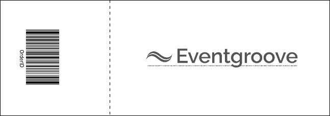 Info Stub Cash Prize Raffle Ticket Product Back