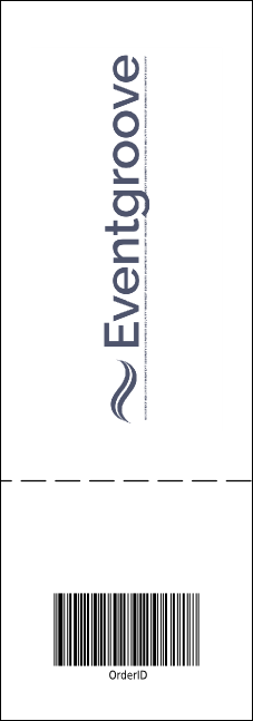 Cap and Gown General Admission Ticket Logo Product Back