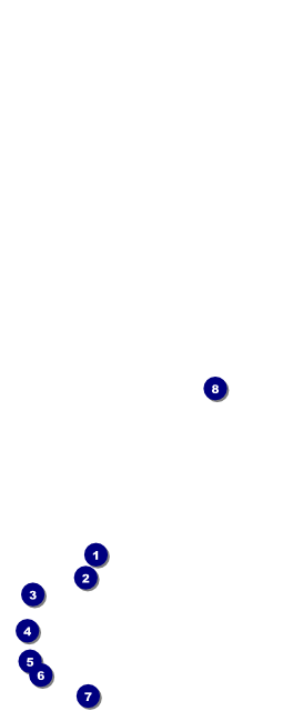 Black Tie Table Tent w/ Serial Number Front Field Markers