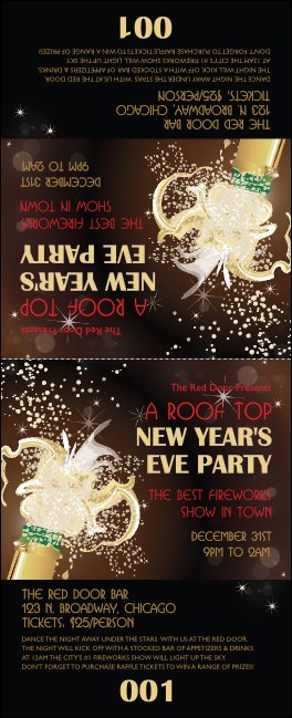 Champagne Bistro Table Tent w/ Serial Number Product Front