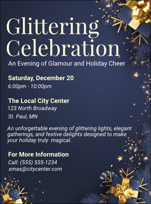 Glittering Celebration Flyer