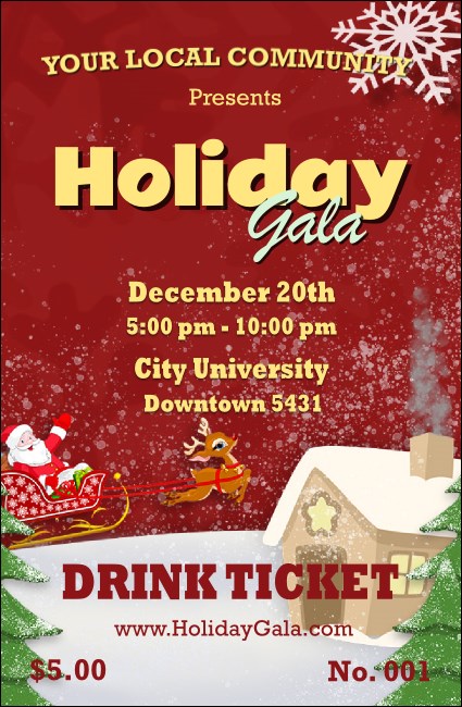 Holiday Gala Drink Ticket