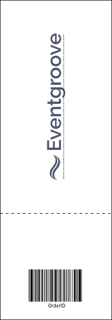 Holiday Gala Event Ticket Product Back