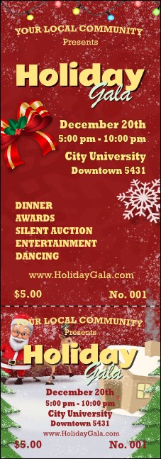 Holiday Gala Event Ticket