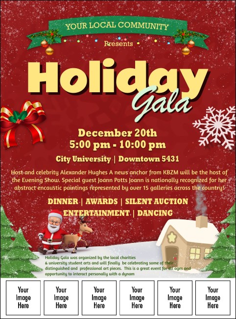 Holiday Gala Image Flyer