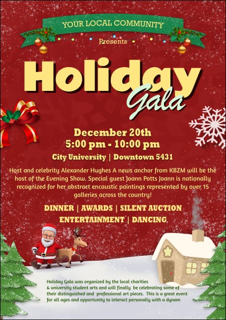 Holiday Gala Postcard