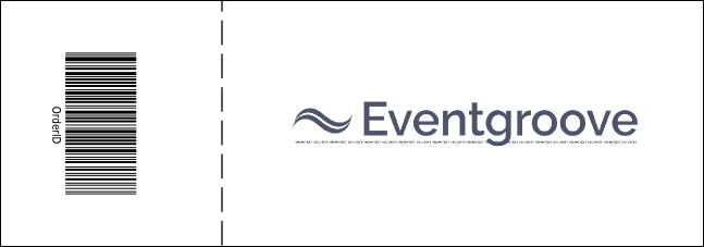 Yellow and White General Admission Ticket Product Back