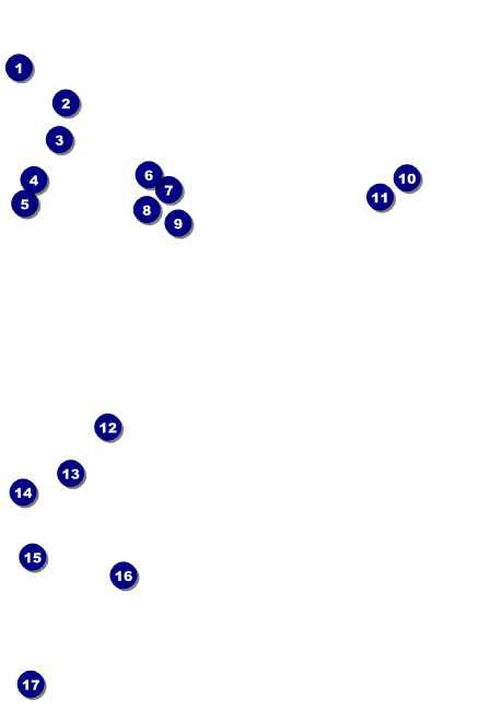 Outer Space Club Flyer Front Field Markers