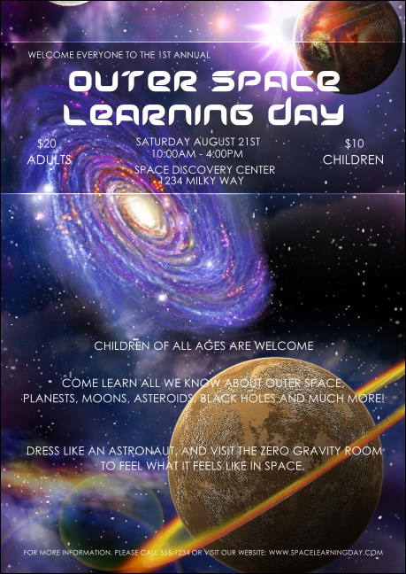 Outer Space Club Flyer