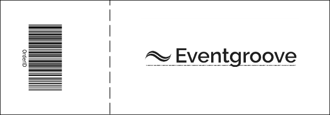 B&W Logo General Admission Ticket 001 Product Back