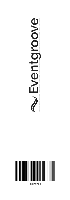 Basketball General Admission Ticket 002 (b&w) Product Back