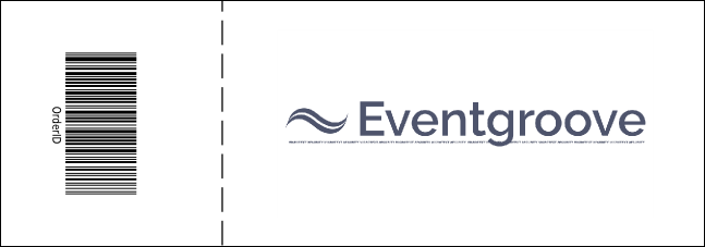 Cool Christmas General Admission Ticket with full bleed Product Back