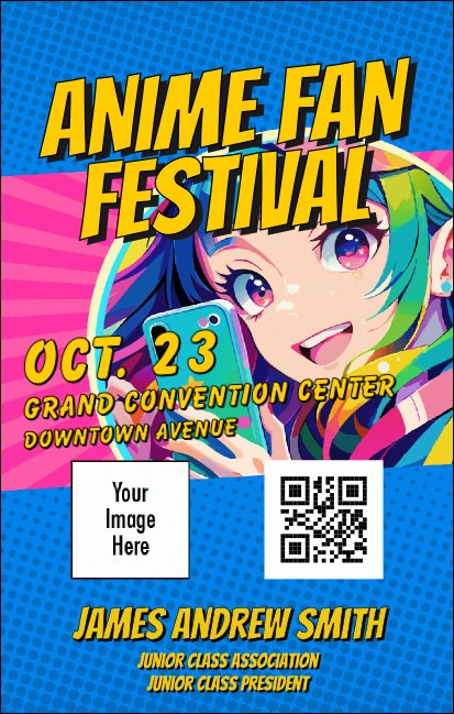 Anime Festival VIP Event Badge Medium