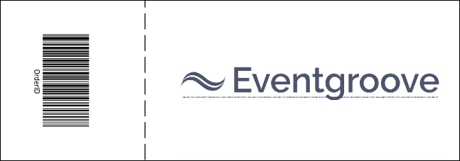 Christmas Reindeer General Admission Ticket with a full bleed Product Back