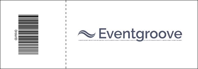 Red and Black General Admission Ticket Product Back