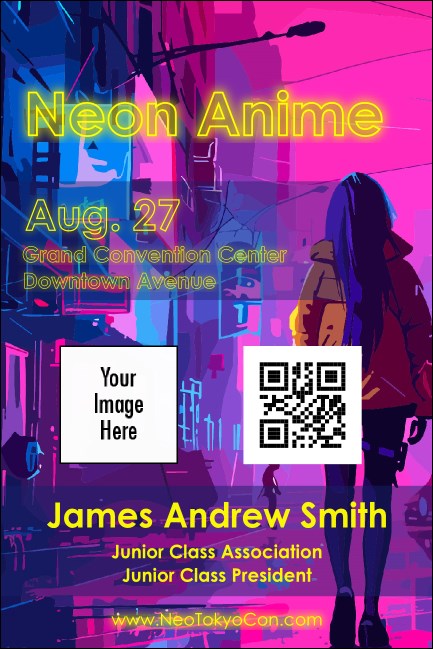 Neon Anime Economy Event Badge