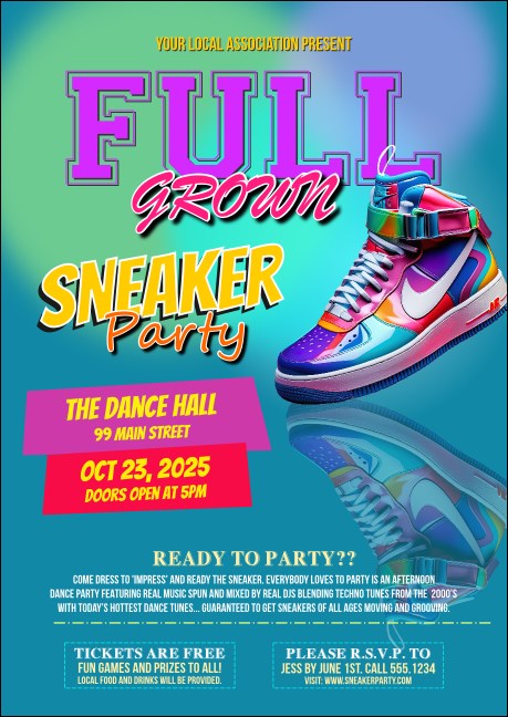 Sneaker Party Postcard