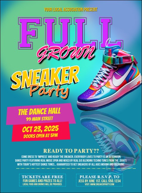 Sneaker Party Invitation