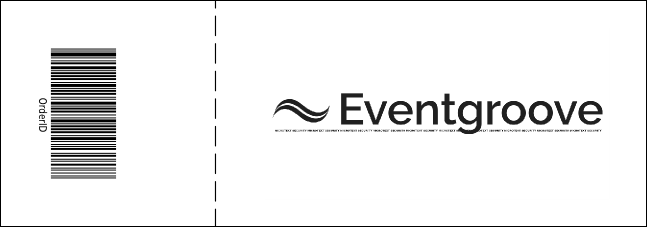 Los Angeles General Admission with stub (Black and white) Product Back