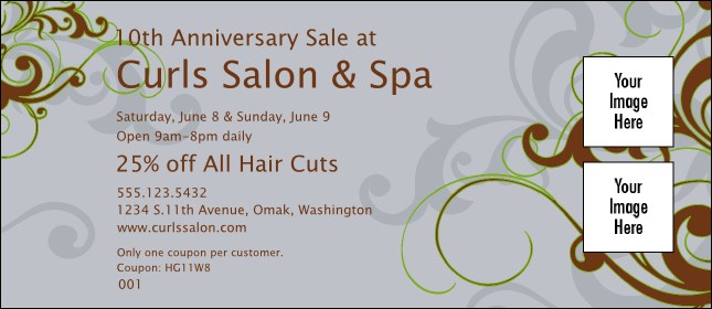 Living Swirl 2 Logo Coupon Product Front