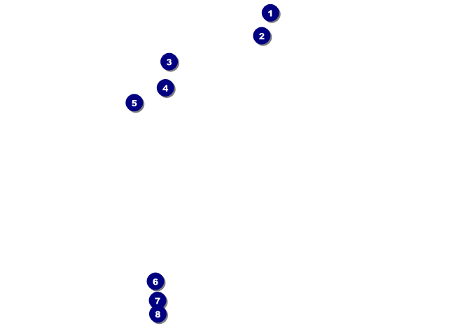 Winter Bird Invitation Front Field Markers