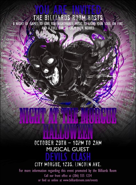 Demon Explosion Invitation Product Front