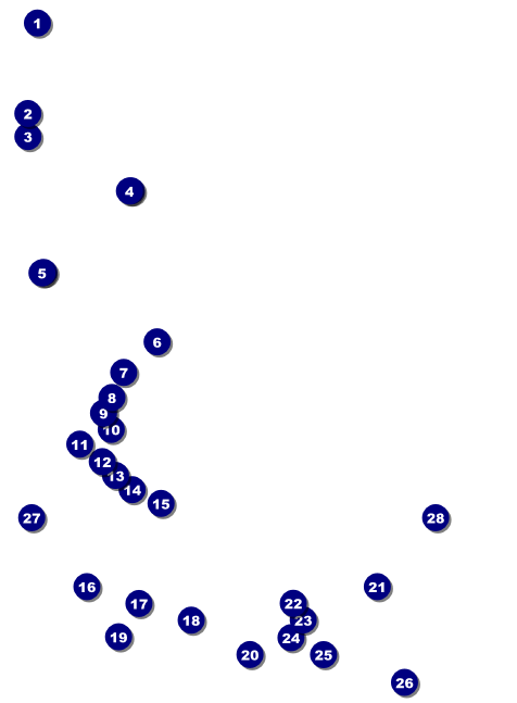 Holiday Ornament Invitation Front Field Markers