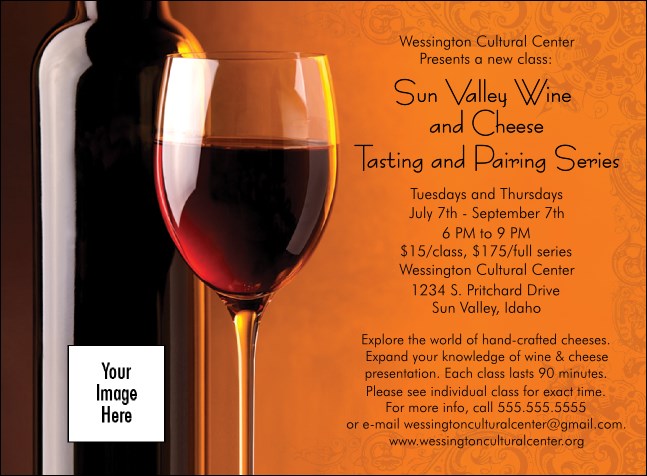Wine Logo Invitation Product Front